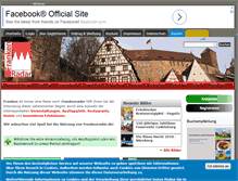 Tablet Screenshot of frankenradar.de